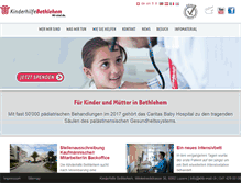 Tablet Screenshot of kinderhilfe-bethlehem.ch